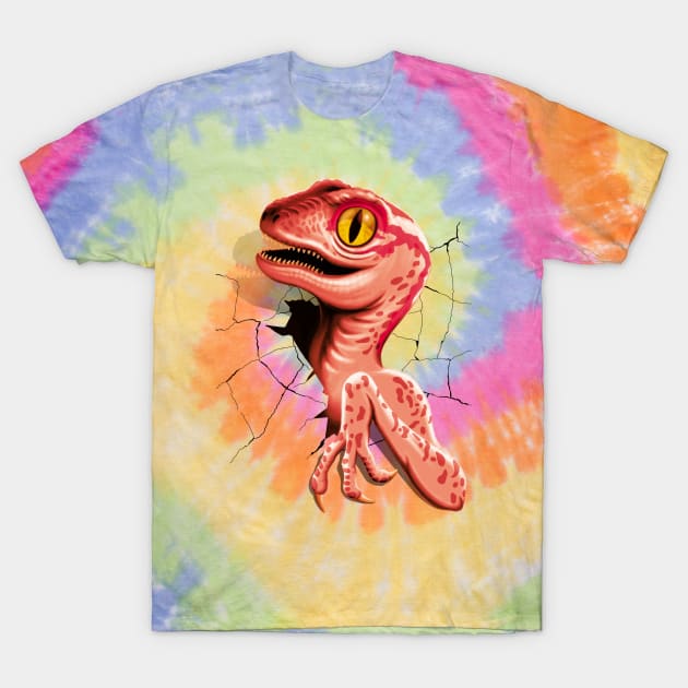 Baby Velociraptor Hatching T-Shirt by TMBTM